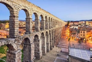 Private tour with driver from Madrid through Avila and Segovia with entrance tickets