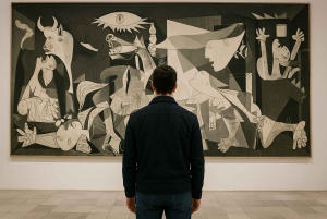 Muzeum Reina Sofía – zwiedzanie z przewodnikiem w języku włoskim z zniżką rodzinną.