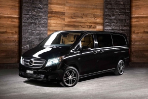 Hin- und Rückfahrt vom Flughafen Madrid nach Madrid im Luxus-Minivan