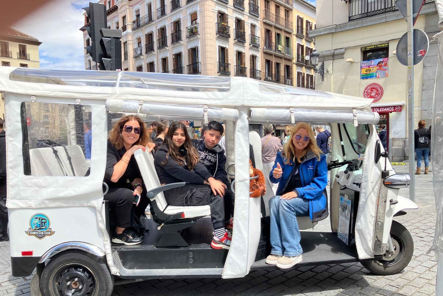 'Bekijk Madrid op een andere manier: een premium privé-rit met een tuktuk'