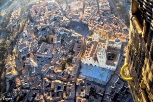 Segovia: Flytur i varmluftsballong med piknik og cava
