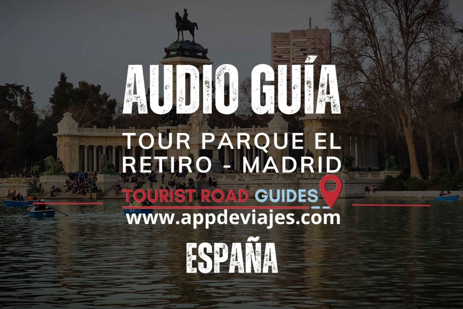 Tour Retiro Park - aplicativo de tour guiado em Madri