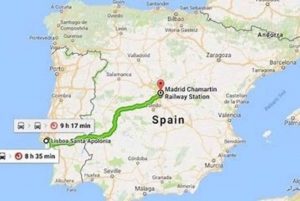 Transfer From Lisbon to Madrid up to 7Pax (Long Distance)