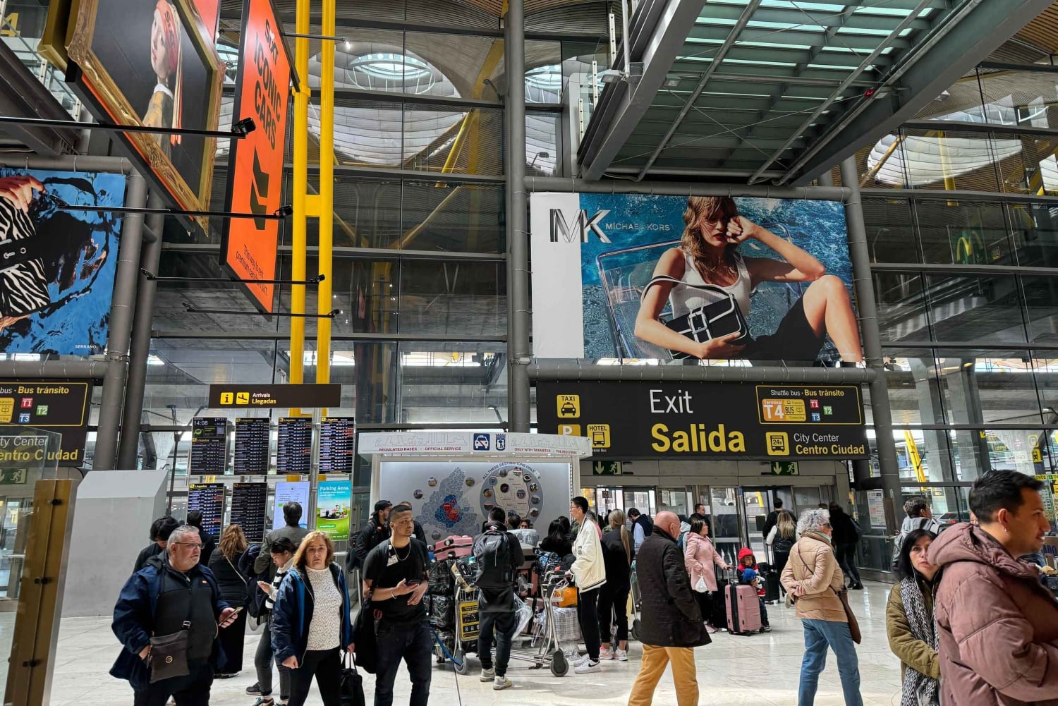 Transfer till Madrid, resa lugnt och bekvämt