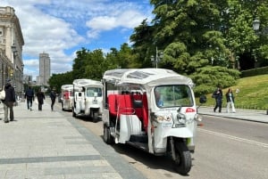 Tuk Tuk Tour with Wine Test in Madrid