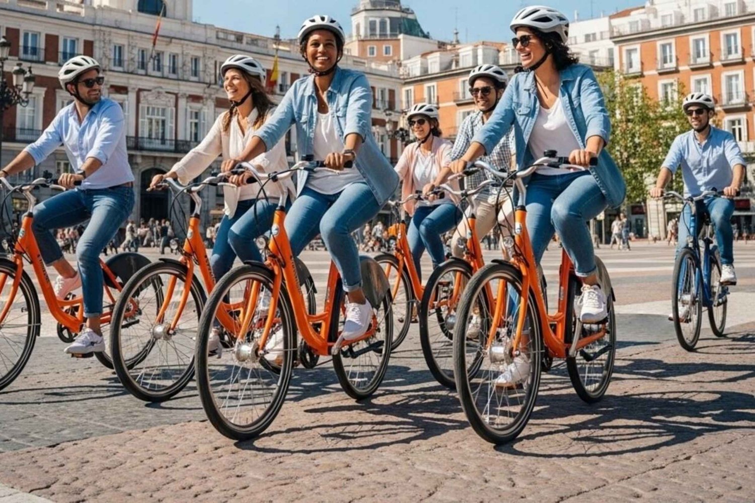 Unsual Madrid Tour by Bike or E-Bike & Hidden Gems