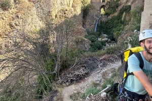 3 Klettersteige in der Serranía de Ronda an 1 Tag: K1 bis K3 mit erfahrenem Guide