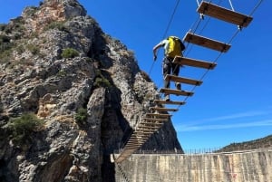 3 Klettersteige in der Serranía de Ronda an 1 Tag: K1 bis K3 mit erfahrenem Guide