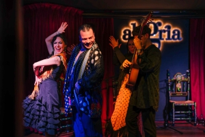 Alegría Flamenco in Malaga, met transfer, cocktail en eersteklas locatie
