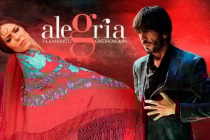Alegria Flamenco in Malaga, with Transfer, Cocktail and Premium Location