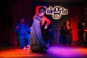 Alegria Flamenco in Malaga, with Transfer, Cocktail and Premium Location