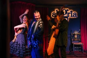 Alegria Flamenco in Malaga, with Transfer, Cocktail and Premium Location