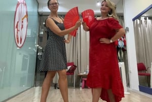 Andalusian dance workshop in Málaga