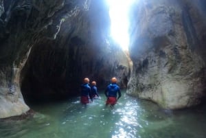 Från Estepona: Guadalmina River Guidad Canyoning Äventyr