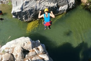 Fra Estepona: Guidet canyoning-eventyr ved Guadalmina-floden