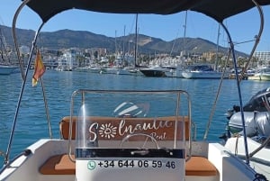 Benalmadena: 6-Seater Speedboat license-free Boat Rental