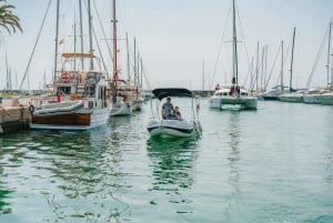 Benalmadena: 6-Seater Speedboat license-free Boat Rental