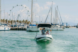 Benalmadena: 6-Seater Speedboat license-free Boat Rental