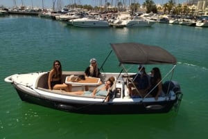 Benalmadena: Båtuthyrning utan krav på körkort