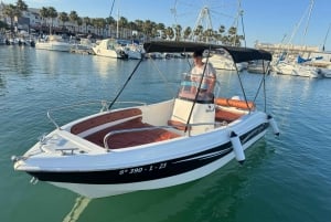 Costa del Sol: Rent Boat without License, unique experience