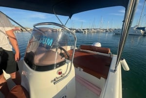 Costa del Sol: Rent Boat without License, unique experience