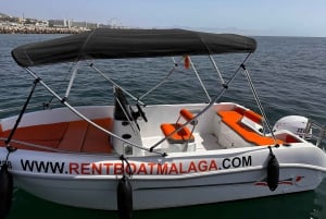 Benalmádena: Boat rentals with no license needed.