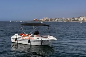 Benalmádena: Boat rentals with no license needed.