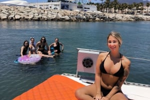 Benalmádena: Privat katamaran-polterabend-sejlads