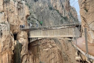 Från Málaga: Buss tur och retur till Caminito del Rey + tur med officiell guide