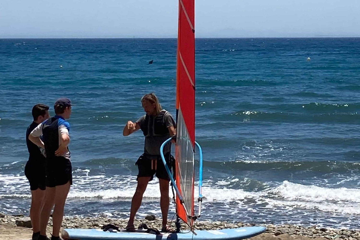 Costa del Sol: Einsteigerkurs Dynamisches Windsurfen