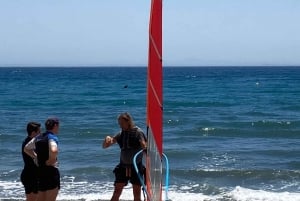 Dzień 1 początkujący dynamiczny windsurfing Costa del Sol