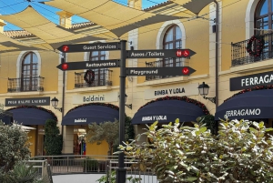 Designer Outlet -shoppailu + VIP Tesla X 360° kaupunkikierros