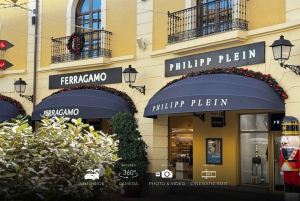 Designer Outlet Shopping + VIP Tesla X 360° byrundtur