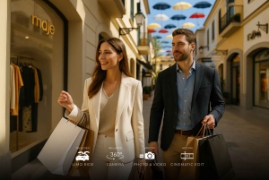 Designer Outlet Shopping + VIP Tesla X 360° byrundtur