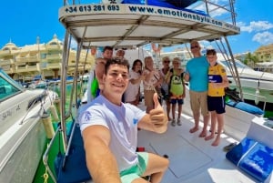 Depuis Benalmádena et Torremolinos : Excursion en bateau pour observer les dauphins