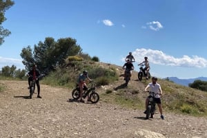 Elektrisk FAT-cykling i Montes de Malaga och på landsbygden