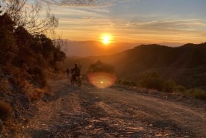 Elektrisk FAT-cykling i Montes de Malaga och på landsbygden