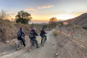 Elektrisk FAT-cykling i Montes de Malaga och på landsbygden