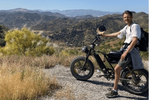 Elektrisk FAT-cykling i Montes de Malaga och på landsbygden