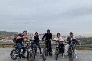 Elektrisk FAT-cykling i Montes de Malaga och på landsbygden