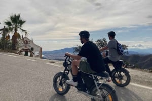 Elektrisk FAT-cykling i Montes de Malaga och på landsbygden