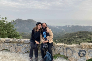 Elektrisk FAT-cykling i Montes de Malaga och på landsbygden