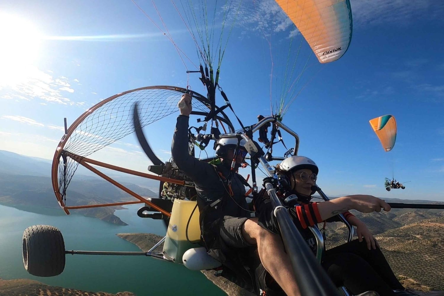 Lot paralotnią w Maladze