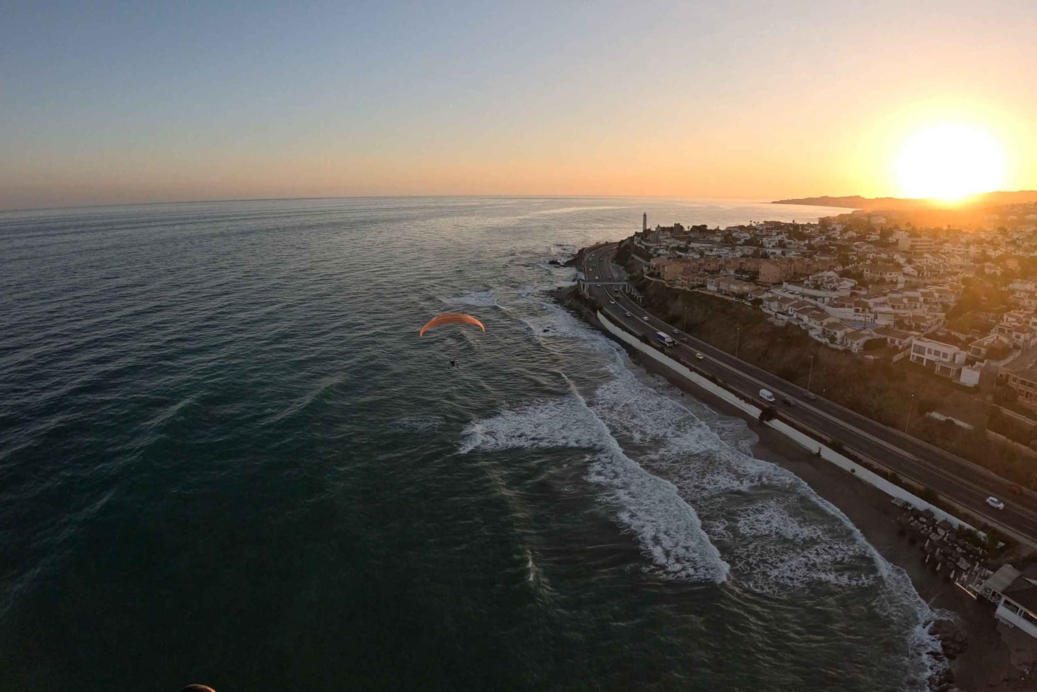 Lot paralotnią w Maladze