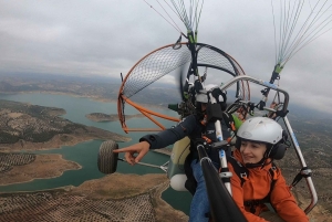 Lot paralotnią w Maladze