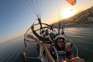 Lot paralotnią w Maladze