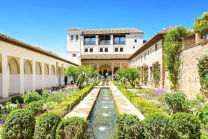 Fra Costa del Sol: Tur til Granada og Alhambra Rundvisning i Nasridernes palads