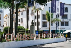 Fra Costa del Sol: Mijas, Marbella og Puerto Banús Tour