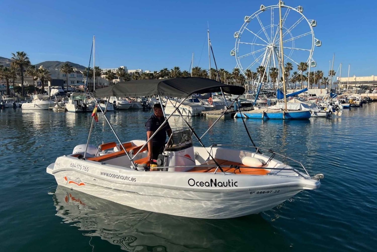 From Málaga: Boat Rental with No License Required