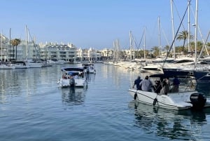 Vanuit Málaga: Bootverhuur zonder vaarbewijs